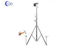 China Manual Lifting Tripod Telescopic Mast Pole For PTZ Camera supplier
