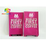 Custom Printed Drip Coffee Side Gusset Packaging Bag For Roasted Coffee with Valve and Tin Tie Coffee Bean Powder Pouch for sale