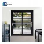 Titanium Magnesium Alloy Silent Sliding Door Waterproof Aluminium Framed Sliding Doors for sale
