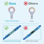 Durable Plastic Heat Shrink Wire Connectors , Multipurpose Insulated Wire Terminals 540pcs