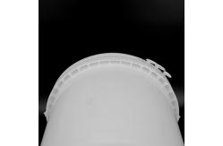 China Screen Printing Round Plastic Bucket with 3L Capacity and Heat Transfer Printing supplier