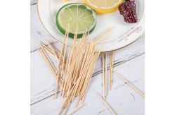 China Individually Plastic Bag Wrapper Bamboo Tooth Picks For Fruit Salad supplier