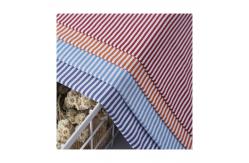 China Custom Breathable Single Jersey Knit Fabric , 140g 100 Cotton Striped Fabric supplier