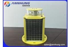 China High Brightness Solar Powered Aviation Lights / Tower Obstruction Lighting supplier