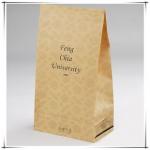 Recyclable White Custom Paper Bags 150 Gram Kraft Paper Offset Printing for sale