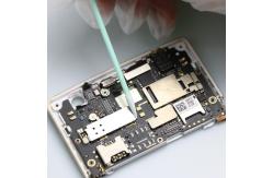 China Cleanroom Double Layers Polyester Swab For Cleaning Precision Instrument Microscope supplier