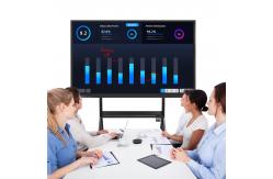 China 75 Inch Interactive Finger Touch Screen Whiteboard Monitor Smart Lcd Display RoHS supplier