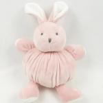 Kids Playing Creative Custom Plush Rabbit Gifts Super Soft Fat Animal Stuffed Pink Bunny Toy for sale