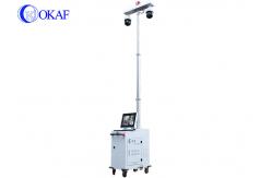 China IR Night Vision Mobile Sentry Surveillance Trailers High Resolution 4g Security Camera supplier