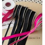 Customized Colors Barbie Pink Ribbon Flower Bouquet Strap Gift DIY Bow Flower Shop Floral Materials for sale
