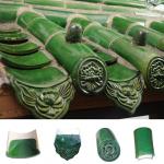 Glazed Chinese Temple Roof Tiles Building Material Decorative for sale