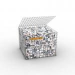 Garden Wall 5mm Gabion Baskets 1mx1mx1m Heavy Duty Galvanised for sale