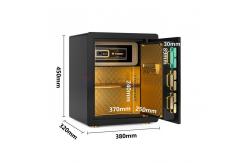 China Fingerprint Lock Smart Home Safe Box Dual Alarm 26kg(Black) supplier