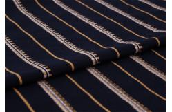 China Soft And Skin-Friendly Durble Striped Knit Fabric For Casual Wear supplier