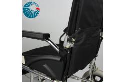 China Easy Portability Aluminium Folding Wheelchair For Elderly Traval supplier