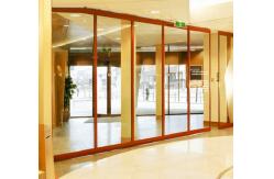 China Tempered and Stable Glass Sliding Partition Wall 65 mm Thickness supplier