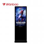 Commercial Floor Standing LCD Advertising Player 1080P 10 Points IR Touch Screen for sale
