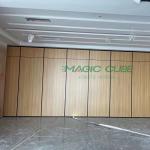 Fireproof Aluminium Movable Partition Wall Leather Surface With Safe Material