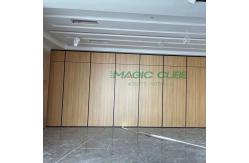 China Fireproof Aluminium Movable Partition Wall Leather Surface With Safe Material supplier