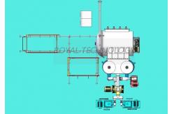 China Helmet Visors Vacuum Metalizing Machine ,  Horizontal Metallizing Coating Plant supplier