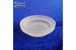 China Custom Molded Matte-finish Sandblasting Glass For Anti-glare Light Fixtures supplier