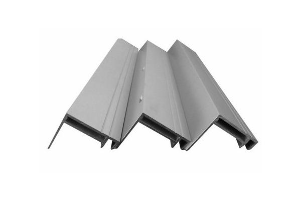 Nautural Anodized Aluminum Solar Panel Frame , Aluminum Extrusion Profiles