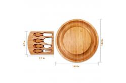China Bamboo Cheese Board Set Drawer Cheese Board Cutting Board supplier