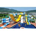 ODM Outdoor Amusement Water Park Playground Equipment Spiral Slide for sale