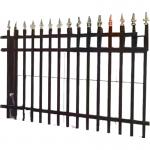 Garden Aluminum Railings Exterior Balustrade Fencing 100mph Wind Resistance for sale
