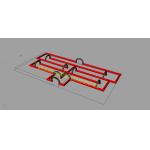 new design inflatable race car  track for sale
