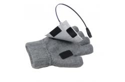 China Detachable 5W Electric Heated Gloves USB Rechargeable Hand Warmer supplier