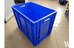 China Virgin Polyethylene Blue 600*400 mm Euro Stacking Containers With Loading Capacity 40kg supplier