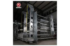 China Galvanized Poultry Broiler Cage Laminated Multi Level Prefabricated supplier