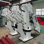 Space Save Foldable Telescopic Offshore Pedestal Crane Knuckle Boom 0.6t 8m