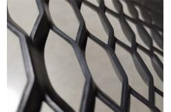China 1mm Thickness Black Coated Aluminum Car Honeycomb Expanded Grill Mesh supplier