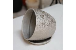 China Customized Round Ceramic Pots Wide Selection Drainage Included supplier