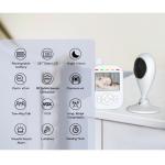 Night Vision Baby Sleep Monitor 2.8 Inch Video Baby Monitor Audio 2 Way Talk for sale