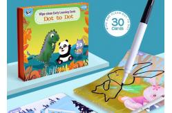 China Dot to Dot Activities For Learning Erasable Flash Cards Preschool Education supplier