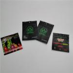 Smell Proof Mylar Plastic Pouches Packaging 3.5 Gram Custom Printed For CBD Cookies for sale