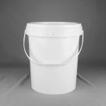 19 Litre Waterproof Paint Plastic Bucket With Lid And Hand Pull for sale