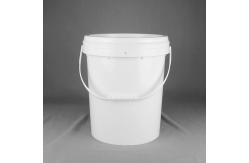 China Food Storage 5 Gallon Plastic Buckets Heat Transferprinting With Lid supplier