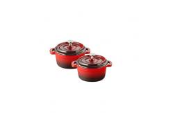 China Cast Iron Mini Round Casserole 10cm supplier