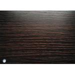 Dark Walnut Wood Color PVC Decorative Films For Interior Surface Self Adhesive for sale