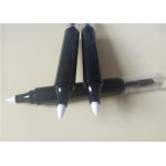 Double Use ABS Waterproof Eyebrow Pencil Packaging Black Color 141.7 * 11mm for sale