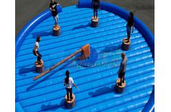 China EN71 Inflatable Jousting Arena Interactive Last Man Standing Gladiator Game supplier