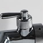 Chrome Plating Beer Keg Faucet , Brass Adjustable Flow Beer Taps