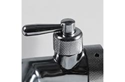 China Chrome Plating Beer Keg Faucet , Brass Adjustable Flow Beer Taps supplier