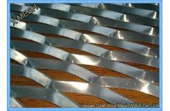 China Aluminum Flat Expanded Metal Mesh / SS304 Expanded Mesh Screen For Architecture supplier