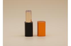 China Square Shape Empty Black Lipstick Tubes High Reliability For Cosmetic Packing supplier