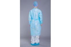 China Full Size 25g PP Nonwoven Disposable Isolation Gown supplier